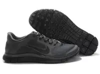 zapatos nike free 4.0 v3 hombre mujer strong elasticity 2013 france tendance all black